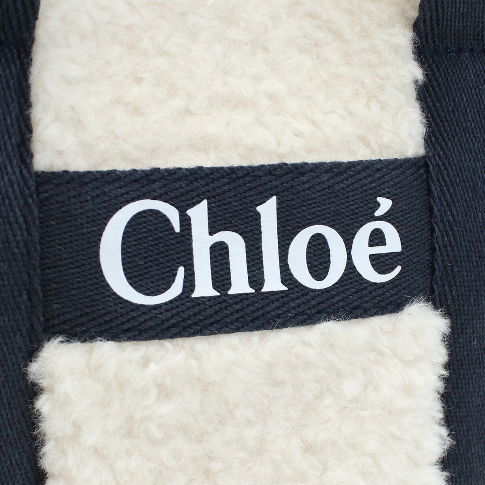 Chloe Navy Off White Handbag